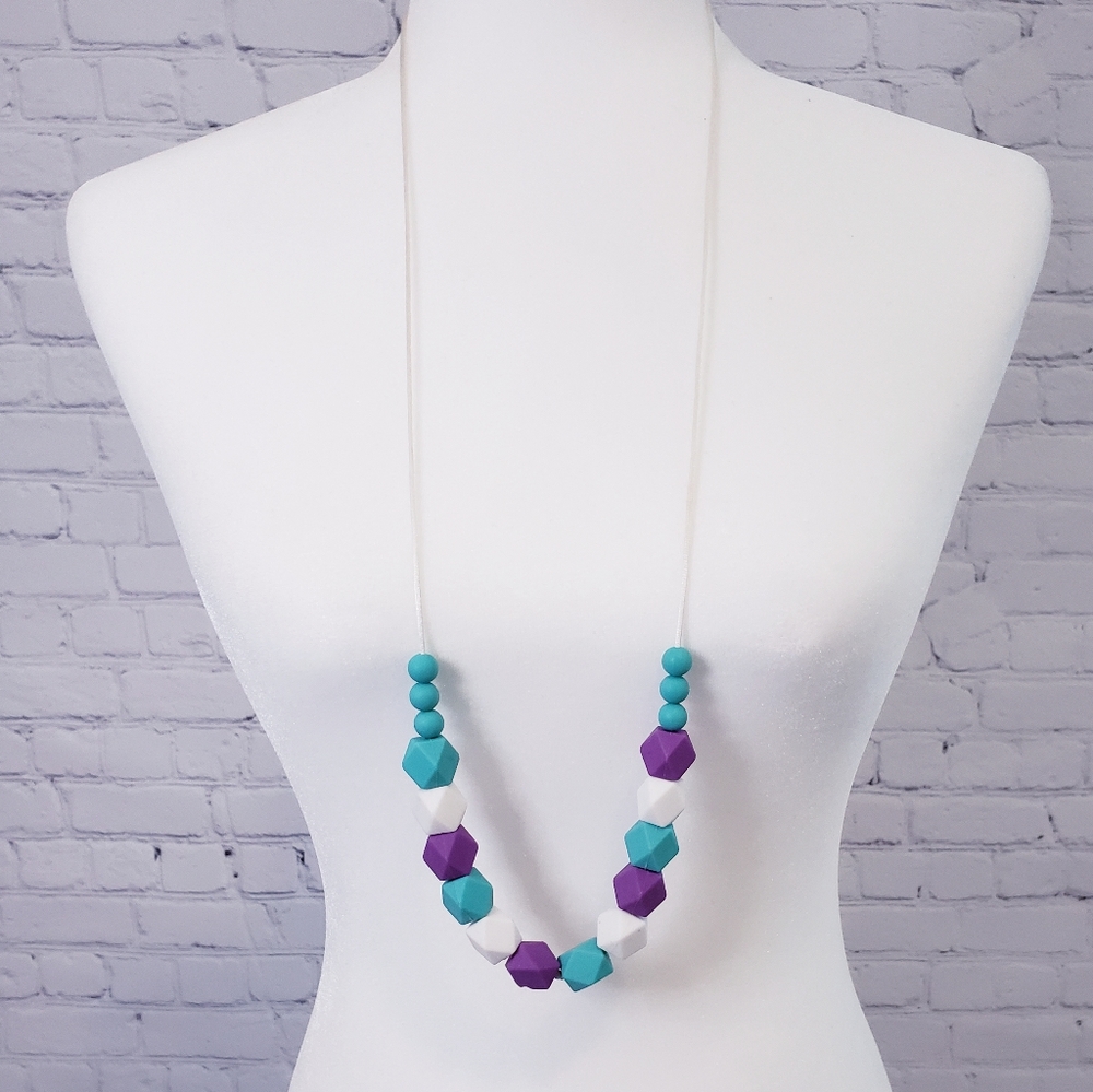 Silicon Teething / Chew Bead Necklace